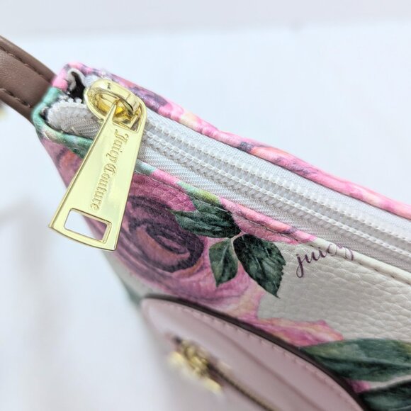 Juicy Couture Crossbody Purse MOODY GARDEN, NEW WITH TAGS, Authentic, Floral - Picture 14 of 16